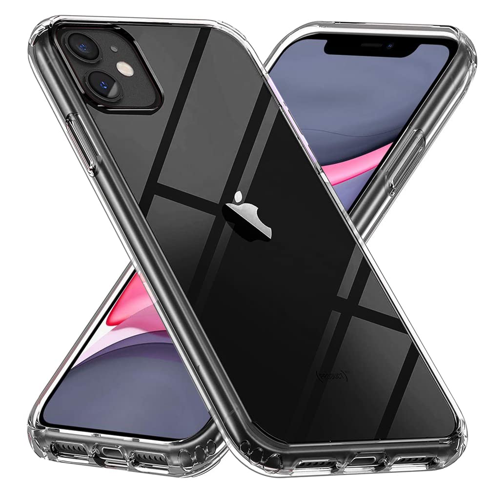 Winble Back Cover for iPhone 11 Cover Case | Ultra Hybrid Crystal Clear Hard TPU Back | Camera & Drop Protection Bumper Back Cover Case for iPhone 11 (TPU + Polycarbonate) (Transparent) (B0BL88C99R) Amazon Price History, Amazon Price Tracker
