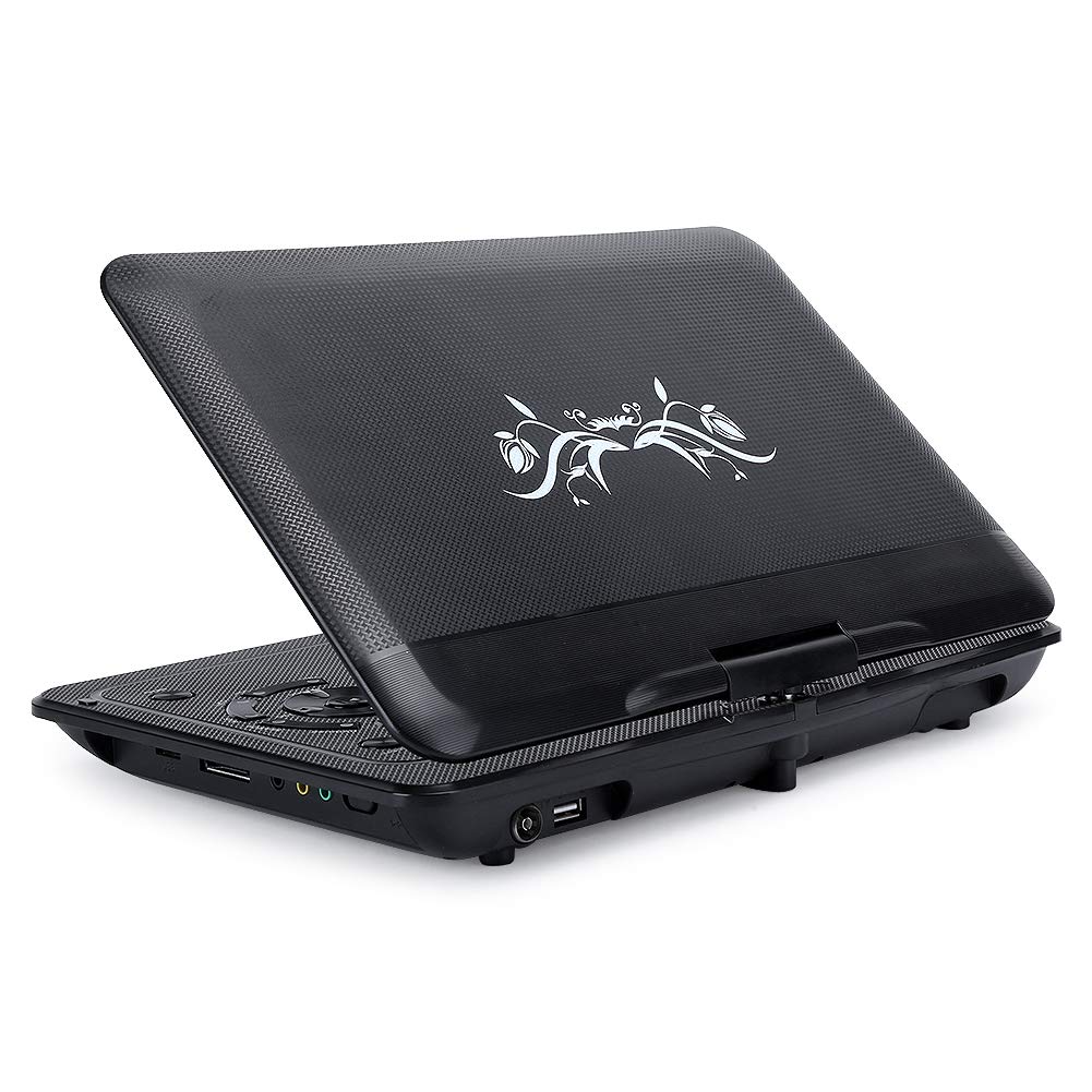 Lettore DVD Portatile da 13,9 Pollici, Lettore DVD VCD Mobile con Schermo Girevole a 270 Gradi con Telecomando e Maniglia, TV/FM/USB/funzione di Gioco, Supporto AVI/EVD/DVD/SVCD/VCD/CD/CD-R/RW(EU)