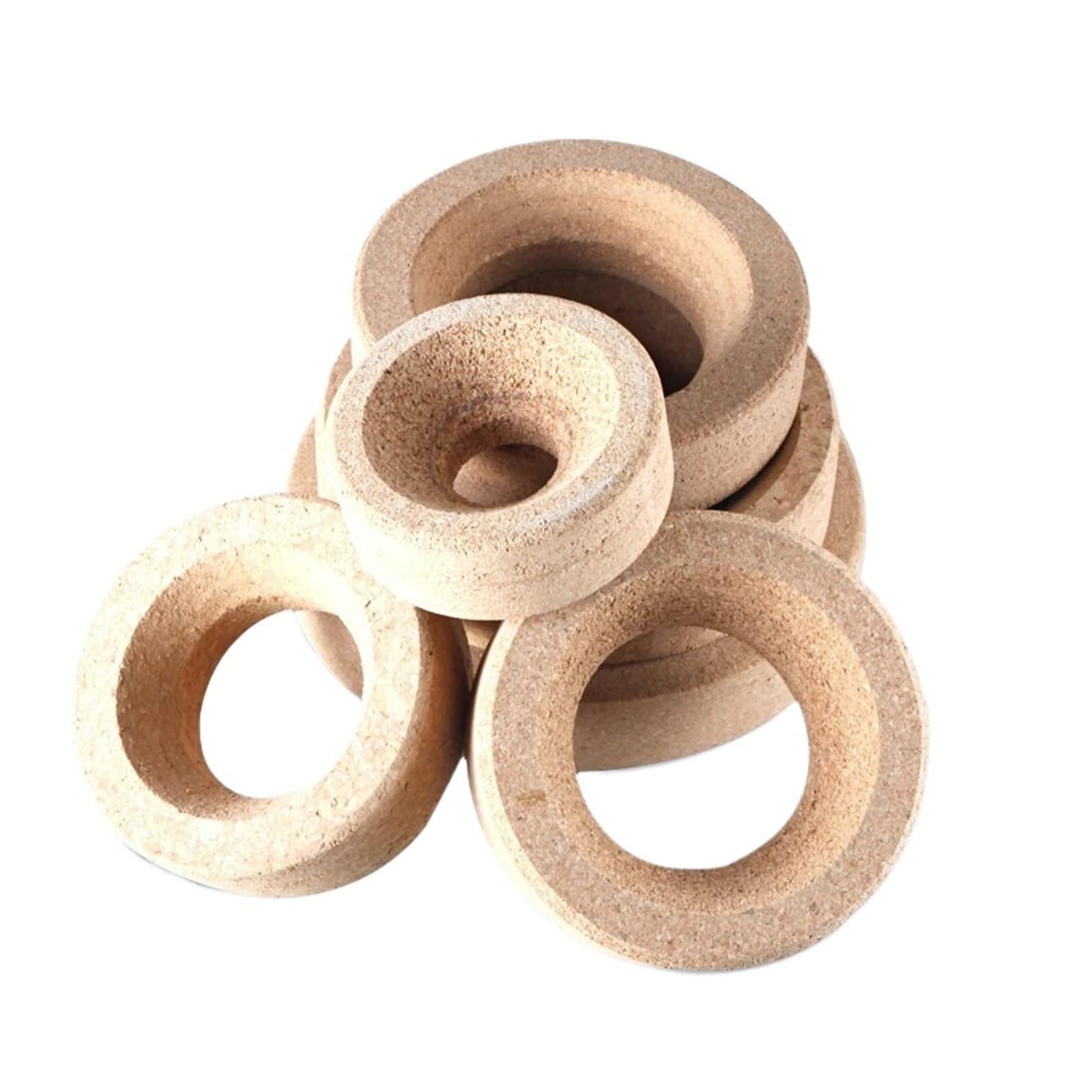 5 unid/lote de soporte de anillo de corcho de madera sintética de laboratorio de 80mm a 160mm de diámetro for matraz de fondo redondo de 50ml-20000ml(160mm)