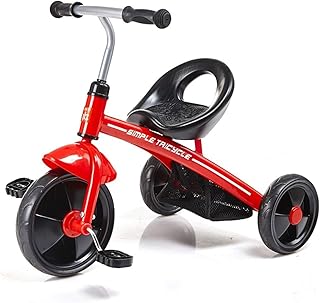 folding trike 2-year-old riding tricycle Children's tricycle children trike kids tricycle tricycle easy folding children's multi-functional tricycle seat adjustable 2-6-year-old outdoor tricycle red t