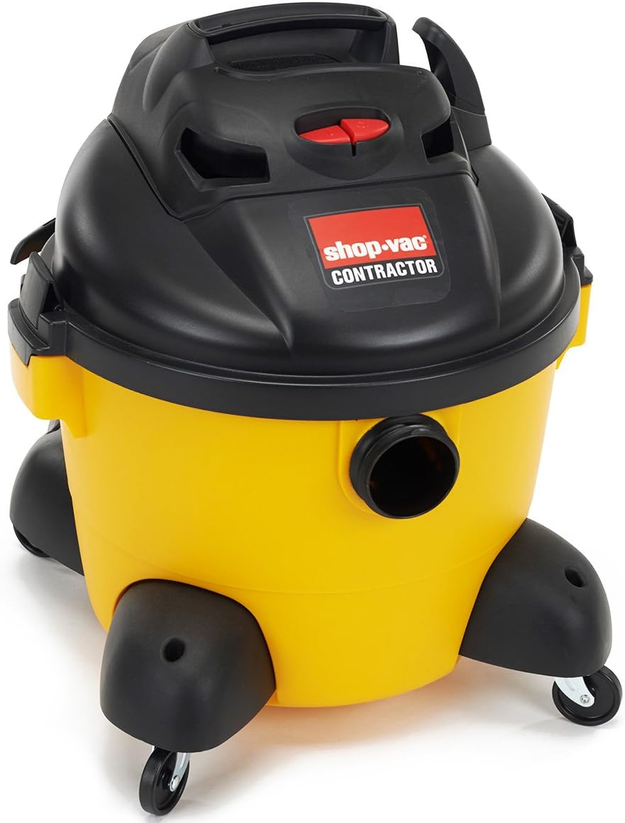 Shop-Vac 9650610 3.0-Peak Horsepower Right Stuff Wet/Dry Vacuum 6-Gallon with Tool Storage & Accessories, Uses Type X Cartridge Filter & Type H Filter Bag & Type R Foam Sleeve