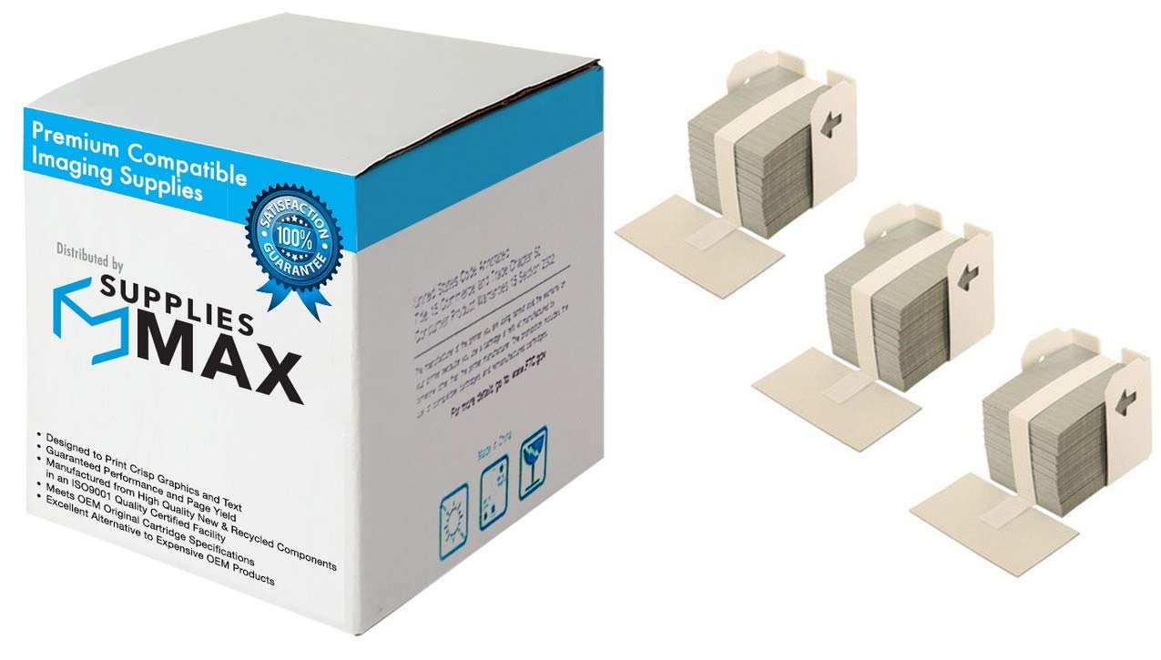 SuppliesMAX Compatible Replacement for Sharp AR-FN7 Copier/Printer Staples Cartridge (3/PK-5000 Staples) (AR-SC2)