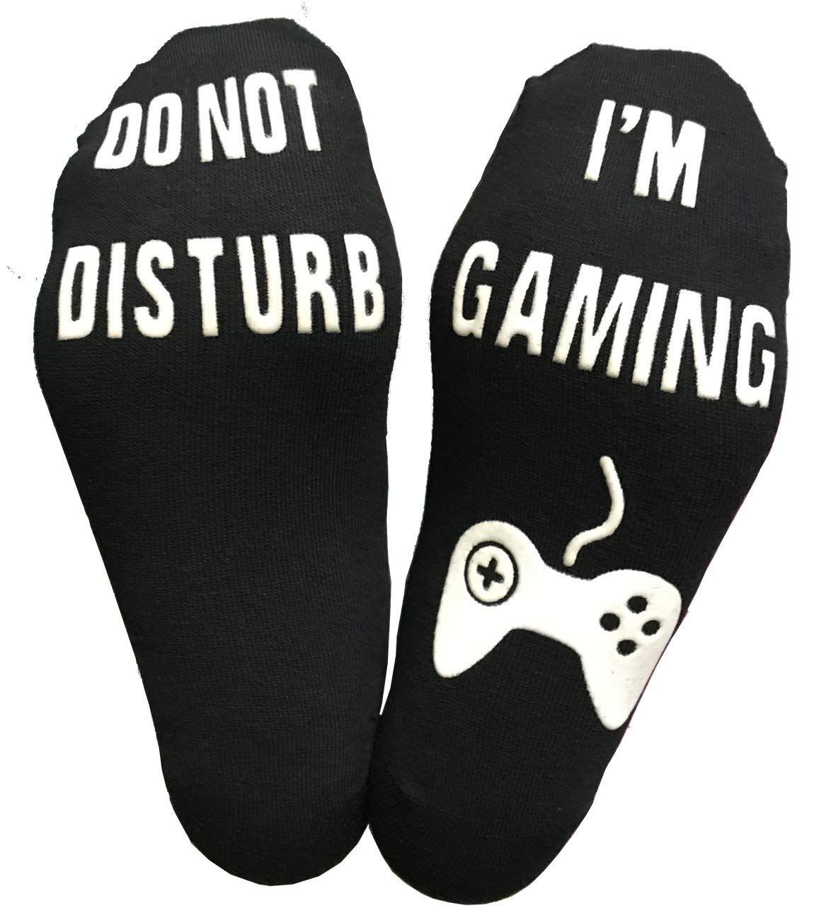 Novelty Socks Do Not Disturb Gaming Socks Funny Gifts for Game Lover Women Men
