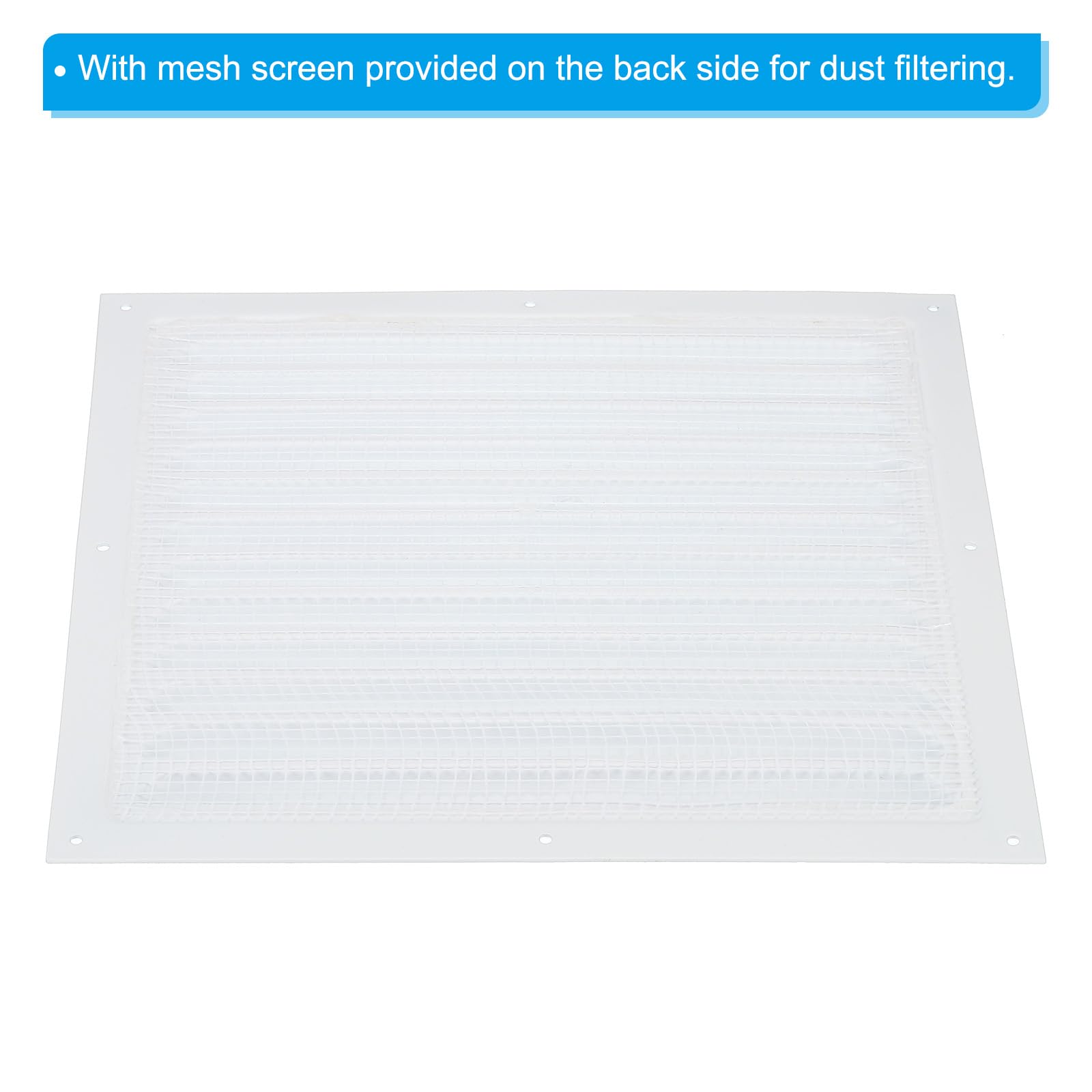 PATIKIL 10"x10" Aluminum Gable Vent - Image 4
