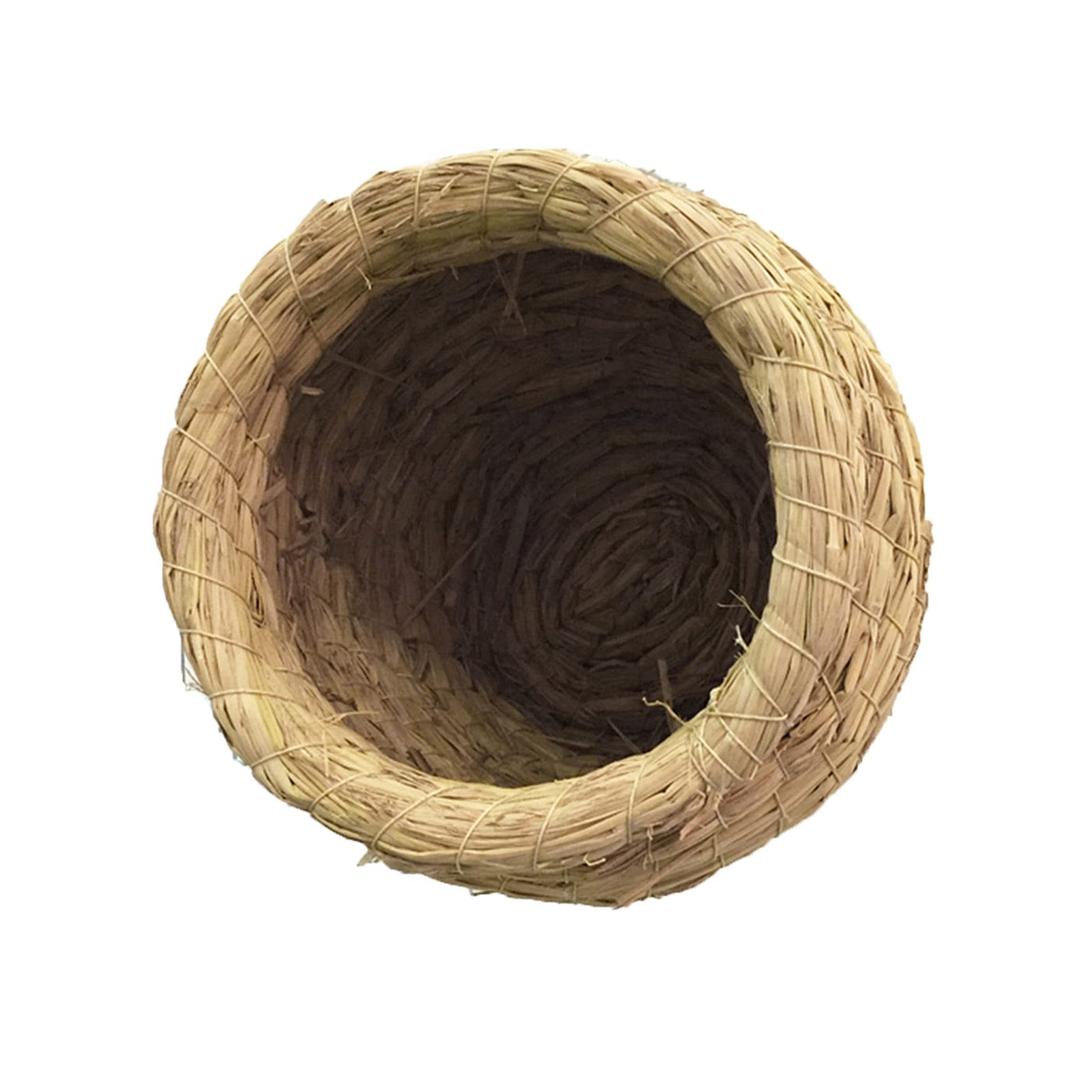 Domek dla ptaków Naturalne ptasie gniazdo tkane wyłącznie ręcznie, klatka dla ptaków 15 cm/5,9 cala, papugi, miejsce spoczynku hodowli ptaków