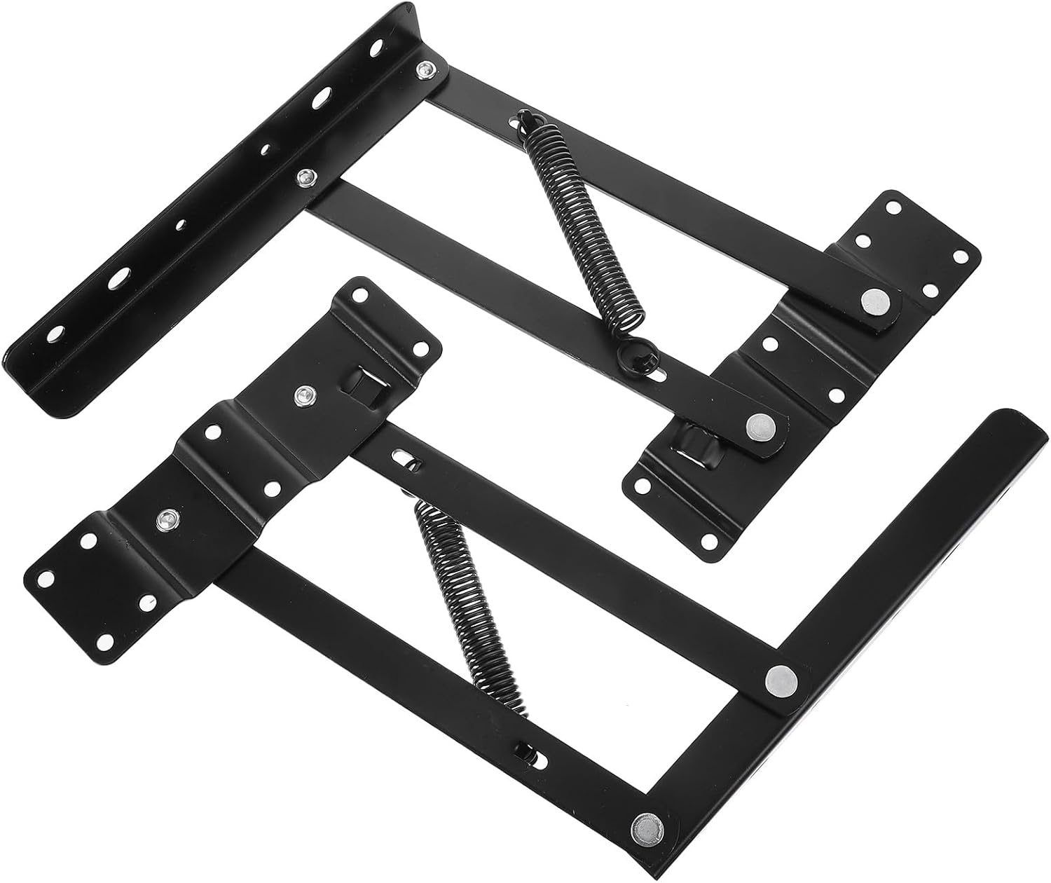 Zerodeko Furniture Lifting Rack Coffee Table Lifting Frames with Spring Hinges Hydraulic Foldable Heavy Duty Mechanism for Home Table Upgrade 1 Pair