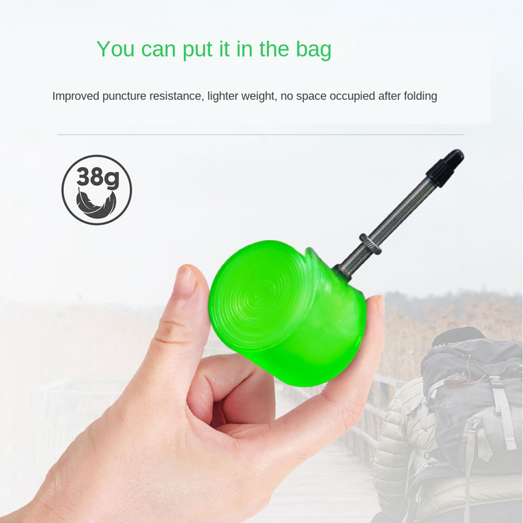 4 cámaras de aire ultraligeras para bicicleta de carretera de TPU 700C 18 23 25 28 32C longitud con válvula francesa 80 mm