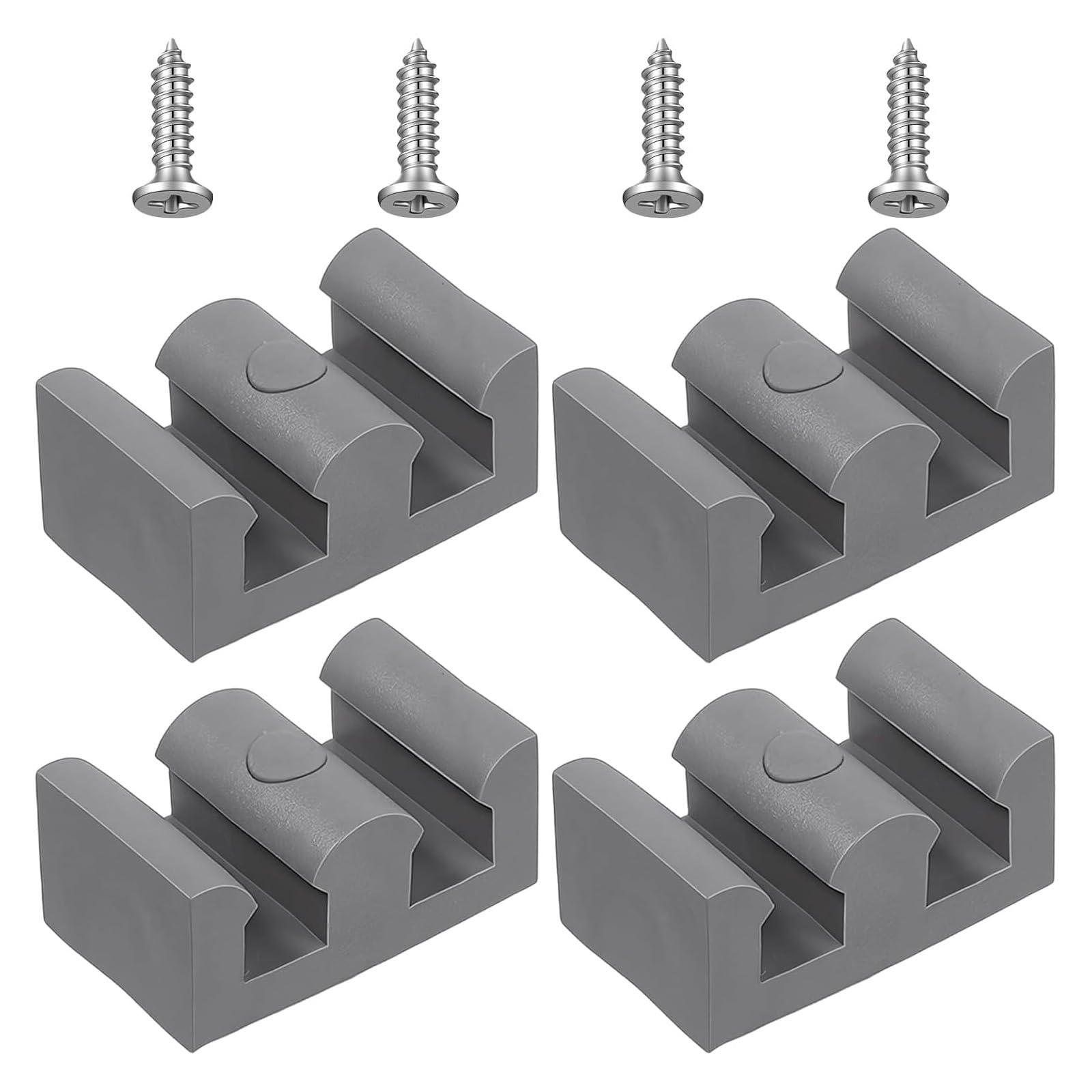 HENYGEN Of 8 Rubber Coated Hooks for Secure Bathroom Storage Mounts Shower Door and Wall Sturdy Rubber Construction