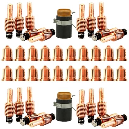 Zomarie (Jack&Dave) 20Pcs 220816 Plasma Tips 20Pcs 220842 Electrodes 2Pcs 220953 Shield CapFit 45/65/85/105