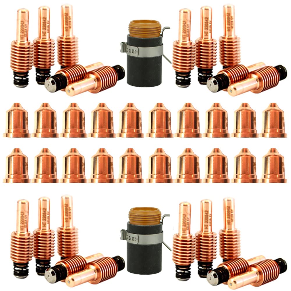 Zomarie (Jack&Dave) 20Pcs 220816 Plasma Tips 20Pcs 220842 Electrodes 2Pcs 220953 Shield CapFit 45/65/85/105