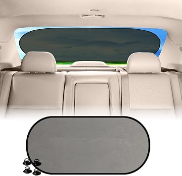 Sun Shade for Car Rear Window with 99% Sun Protection from UV and Heat Sun Shade for Car Back Window Baby Offers Complete Coverage for Rear Windshield Shade