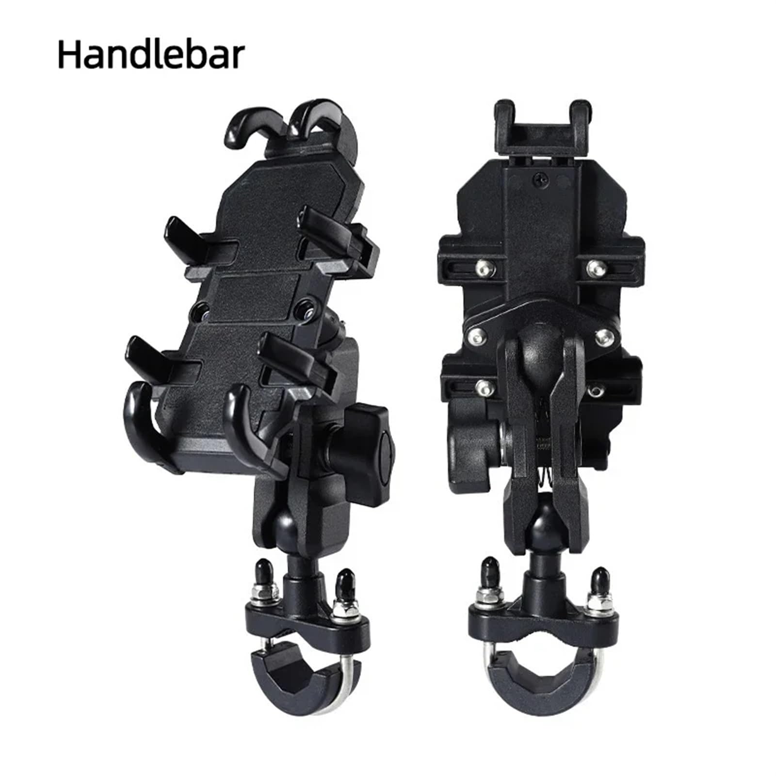 Supporto Cellulare Moto Supporto Telefono Stelo Forcella Per Moto Staffa Navigazione GPS Manubrio Ammortizzatore Antiurto 4.7-7.1 "(Handlebar)