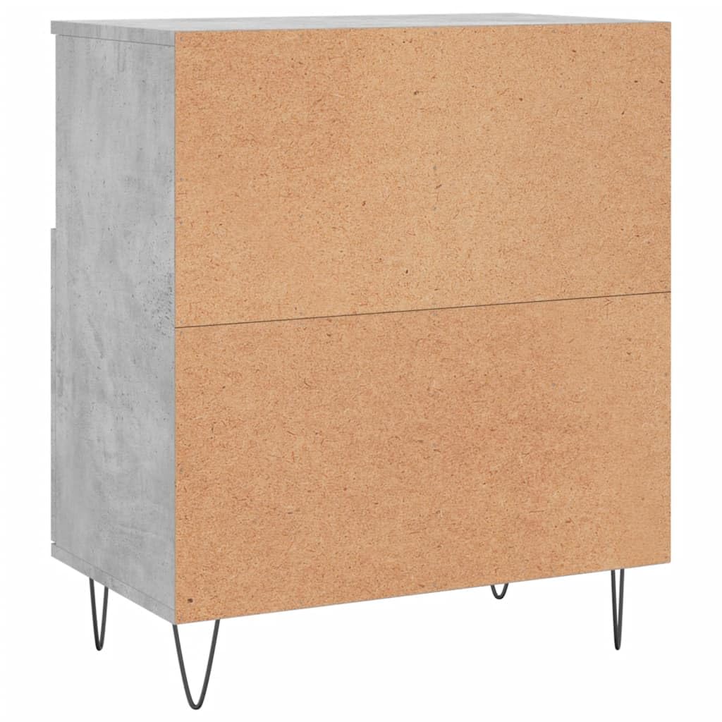 Domowe szafki i przechowywanie, bufety i komody, kredens Beton szary 60x35x70 cm drewno inżynieryjne