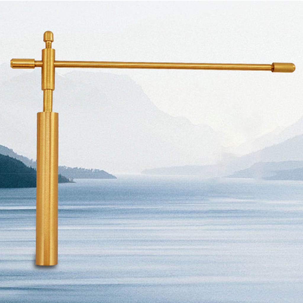 Bacchette da rabdomante in Ottone da 2 Pezzi, Canna da divinazione per Caccia ai Fantasmi, Acqua da divinazione, tesori, Oggetti sepolti, ECC