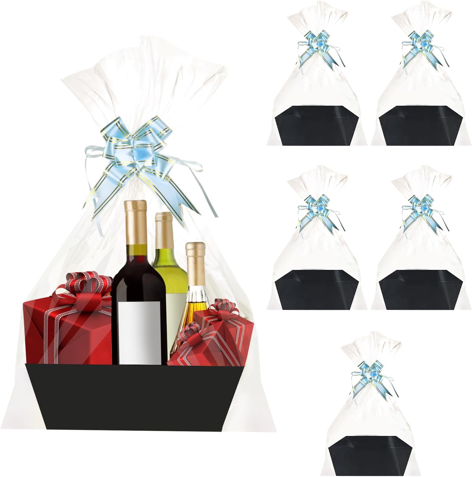 [5pk] Baskets For Gifts Empty Gift Baskets Empty Gift