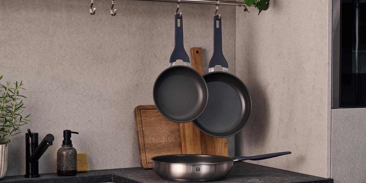 ZWILLING Simplify - Padella con rivestimento antiaderente in ceramica per cottura a induzione, 28 cm