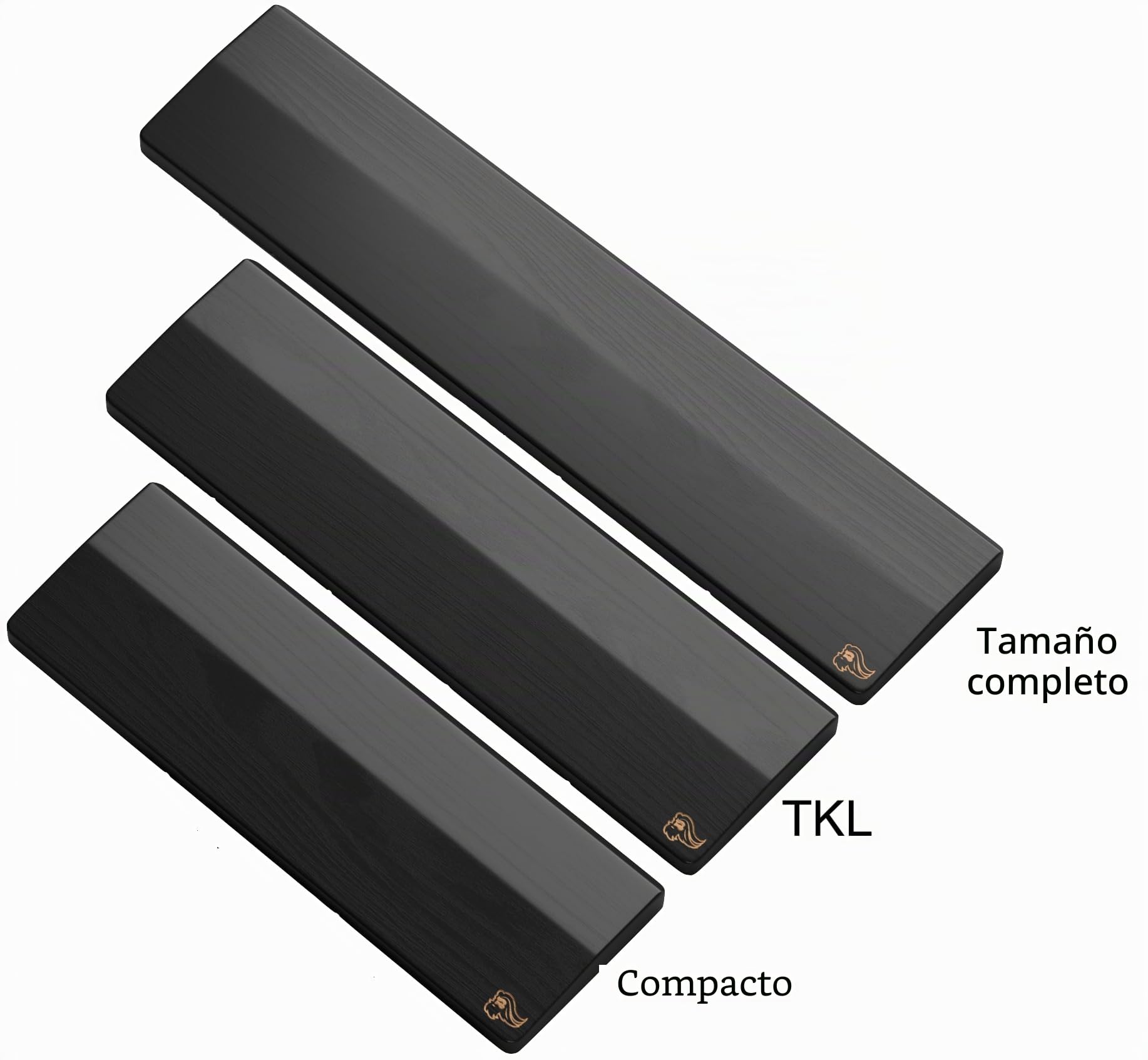 GLORIOUS Reposamuñecas de Madera Fresno Blanco Antisudor Jugar TKL (Onyx)