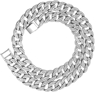 Colar Colar Para Colar De Joias Colares De Joias Femininas Colar De Joias Hip Hop Corrente De Gelo Colar De Corrente De Pescoço Masculino Colar De Corrente De Pescoço