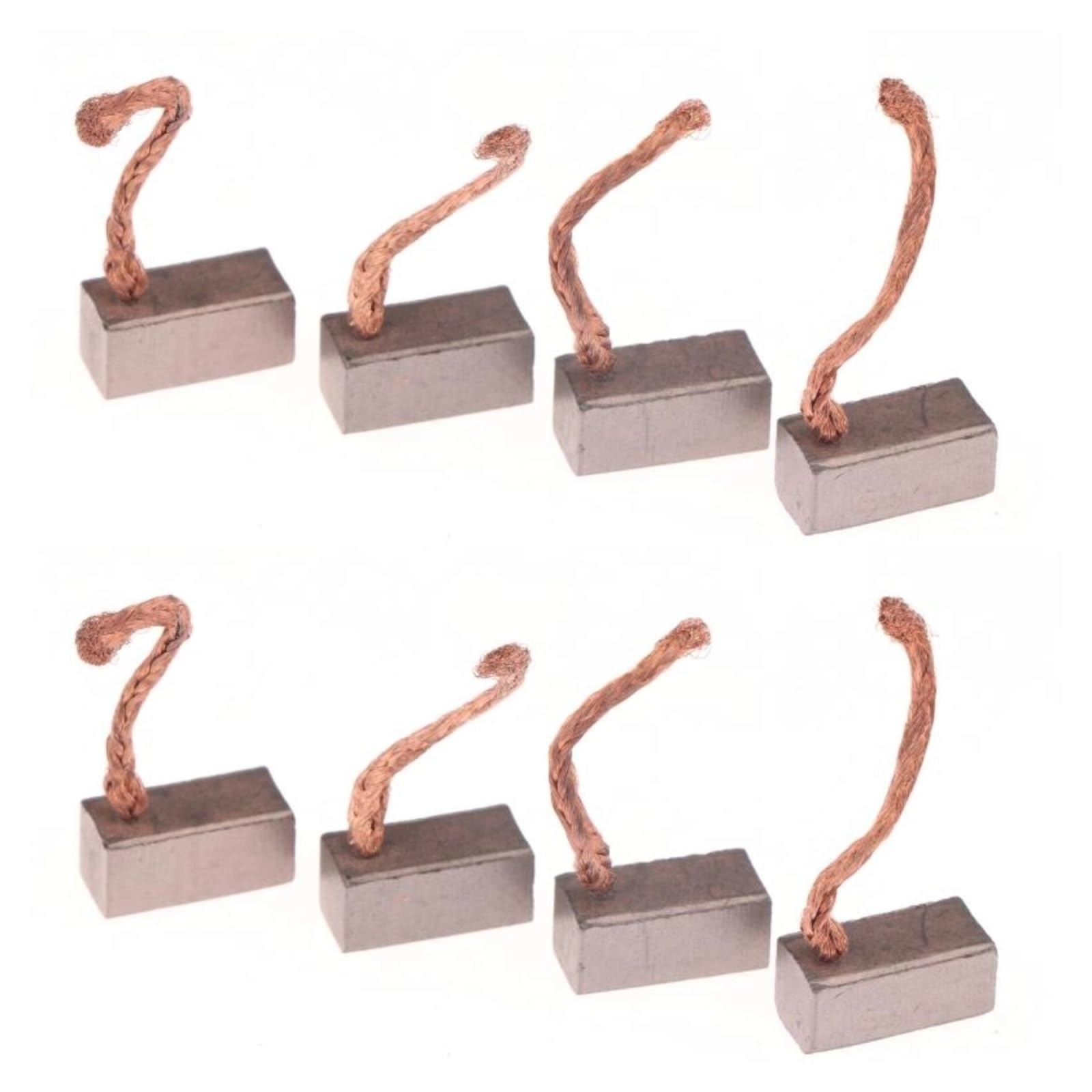 20 Pz/set 6 * 6 * 12mm Motore Elettrico Spazzola Di Carbone Ventilatore Fan FAI DA TE Motore A CORRENTE CONTINUA Spazzola Di Carbone Accessori For Elettroutensili