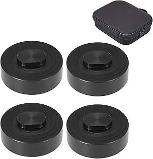 AMOSKAMAR Floor Jack Pad for Porsche, Jack Stand Pad Adapter Polyurethane Jack Point Pad for Porsche Boxster Cayman 911 964 993 996 997 991 (4pcs with Bag)