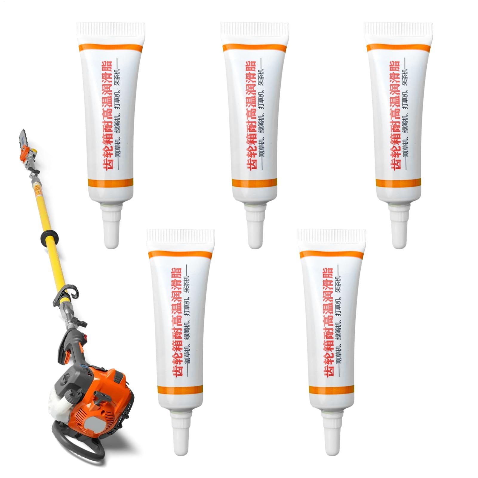 Grasa para Desbrozadora | Grasa Multipropósito para Engranajes - Accesorios con Boquilla Roscada para Mantenimiento de Equipos