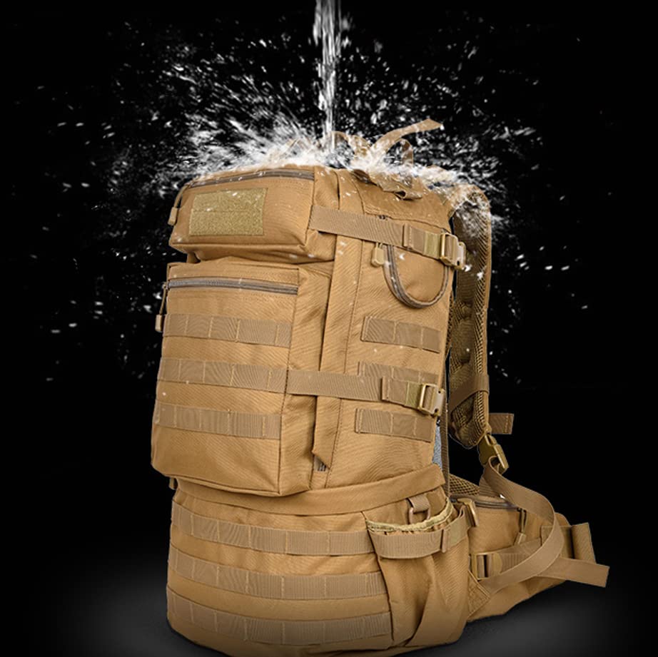 Amazon.co.jp: 50Lミリタリータクティカルバックパック、大型