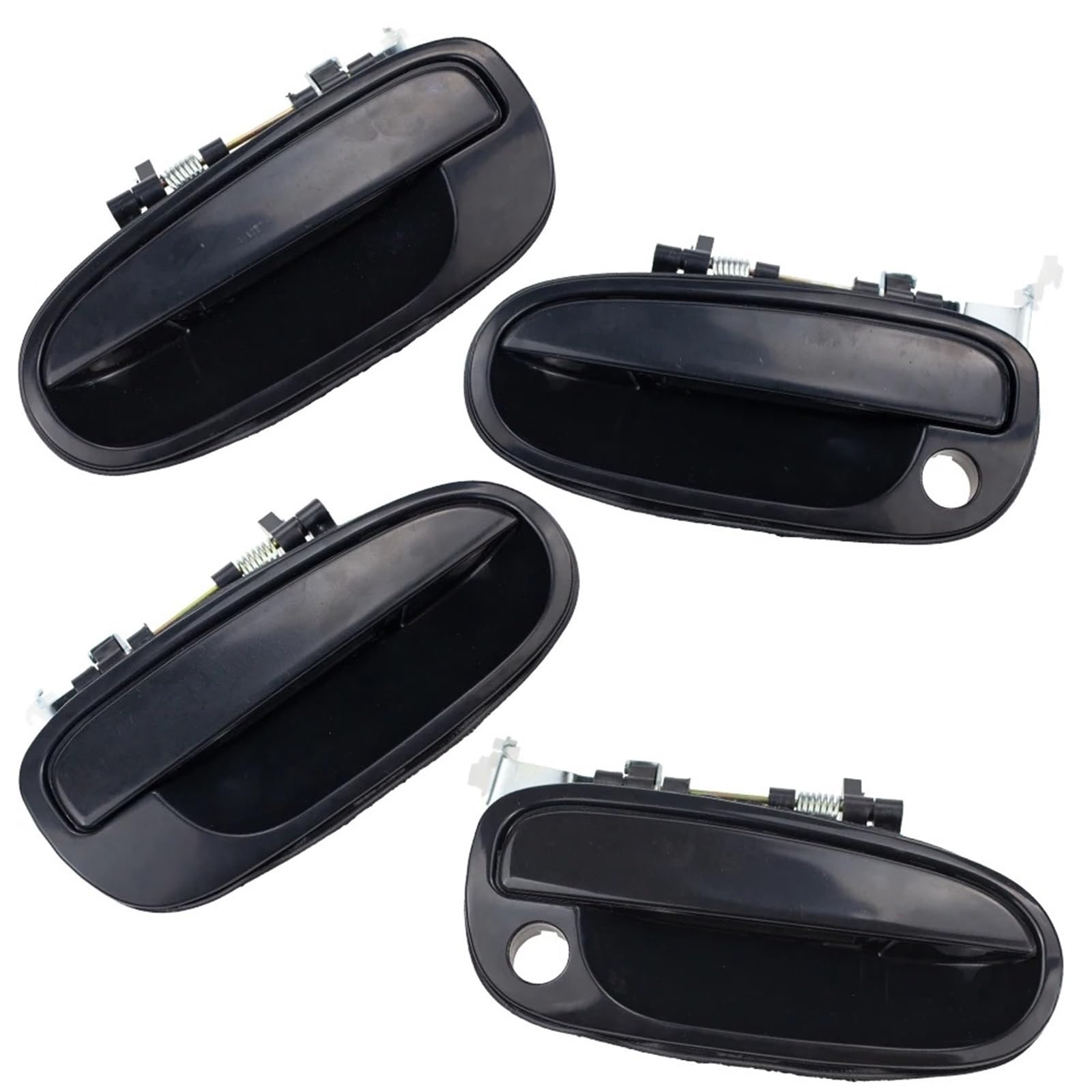 Hudfroa 1Set (4Pcs) Side Door Handles For Hyundai For Matrix 2001-2010 82660-17000 82650-17000 Outside Exterior Door Handle