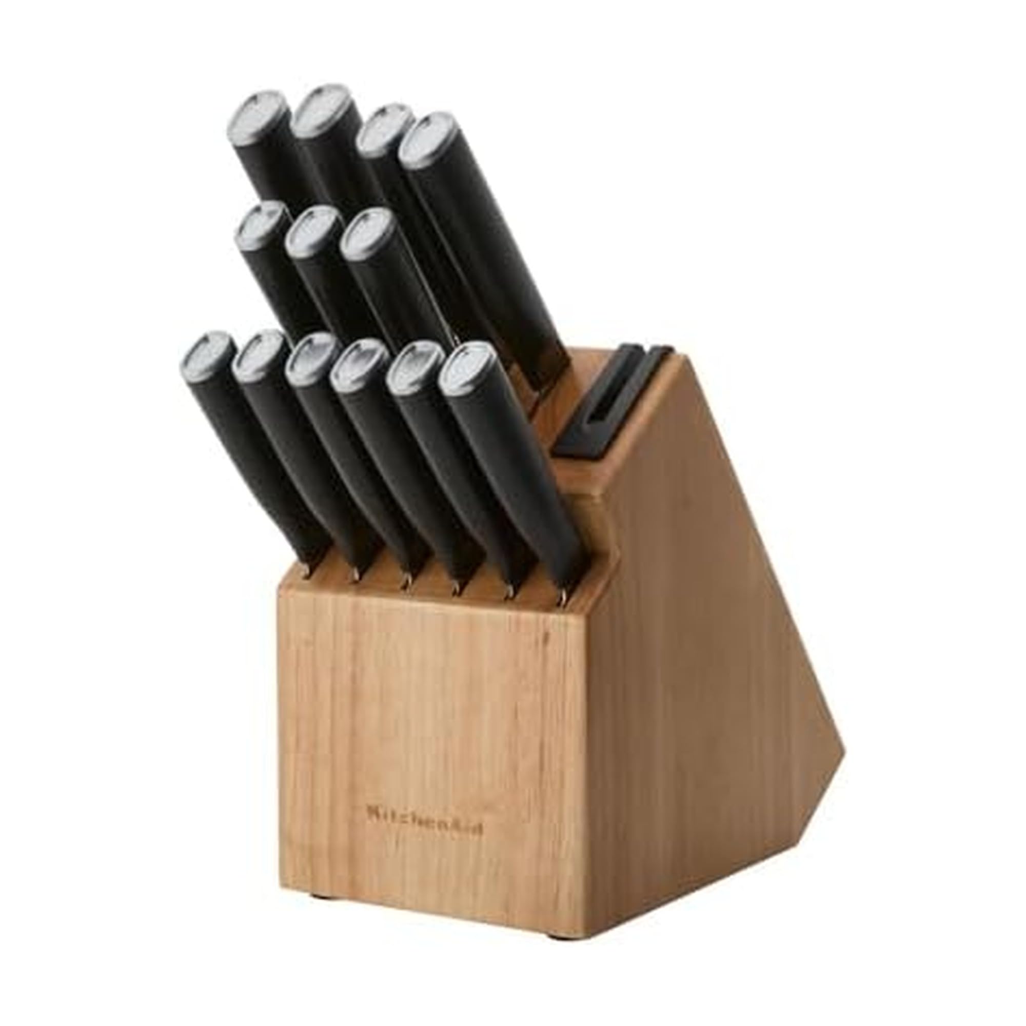 

                                                    KitchenAid Classic Step Knife Block Set with Built