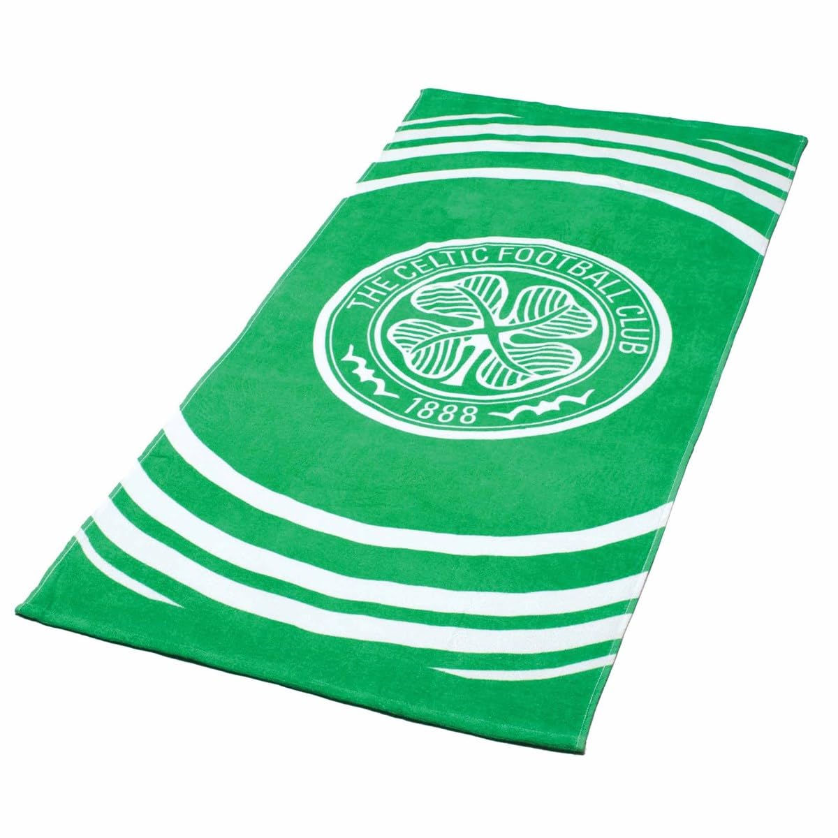 Premier Life Celtic FC TOWEL PULSE - 55in x 28in - Football Gift, Green, L