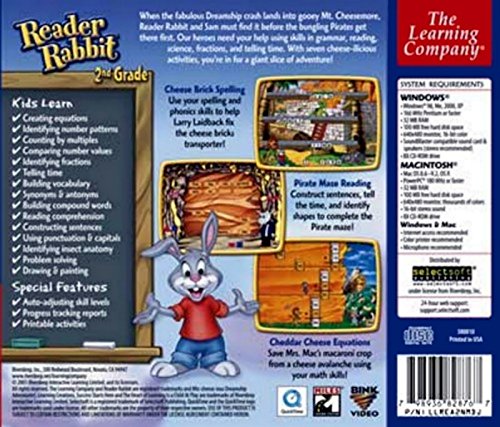 The Learning Company LLREA2NDMDJ Reader Rabbit 2Nd Grade Mis-Cheese-Ious Dreamship Adventures thumb #1