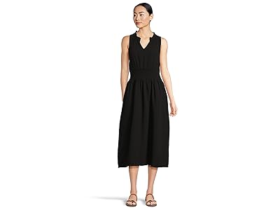 Mod-o-doc Smocked Waist Midi Tank Top Dress Women