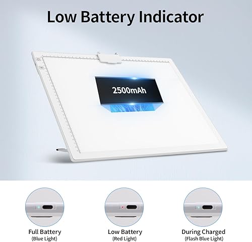 Miniatura 16 de elice - Almohadilla de luz recargable A4 con bolsa, soporte innovador y clip superior, tablero de trazado de luz brillante inalámbrico elice caja