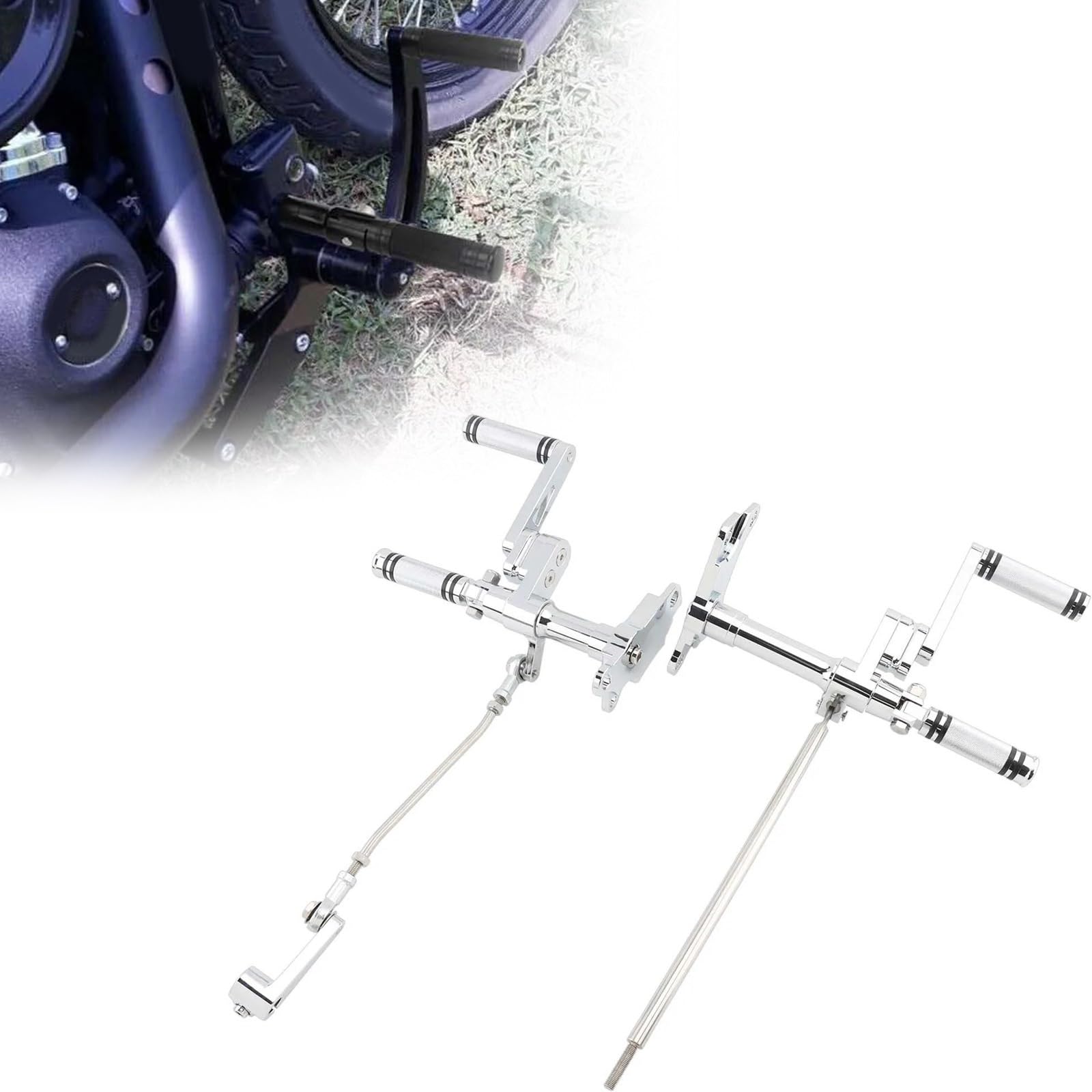 Commandes avancées chromées Sportster XL883 XL1200 1986-2003