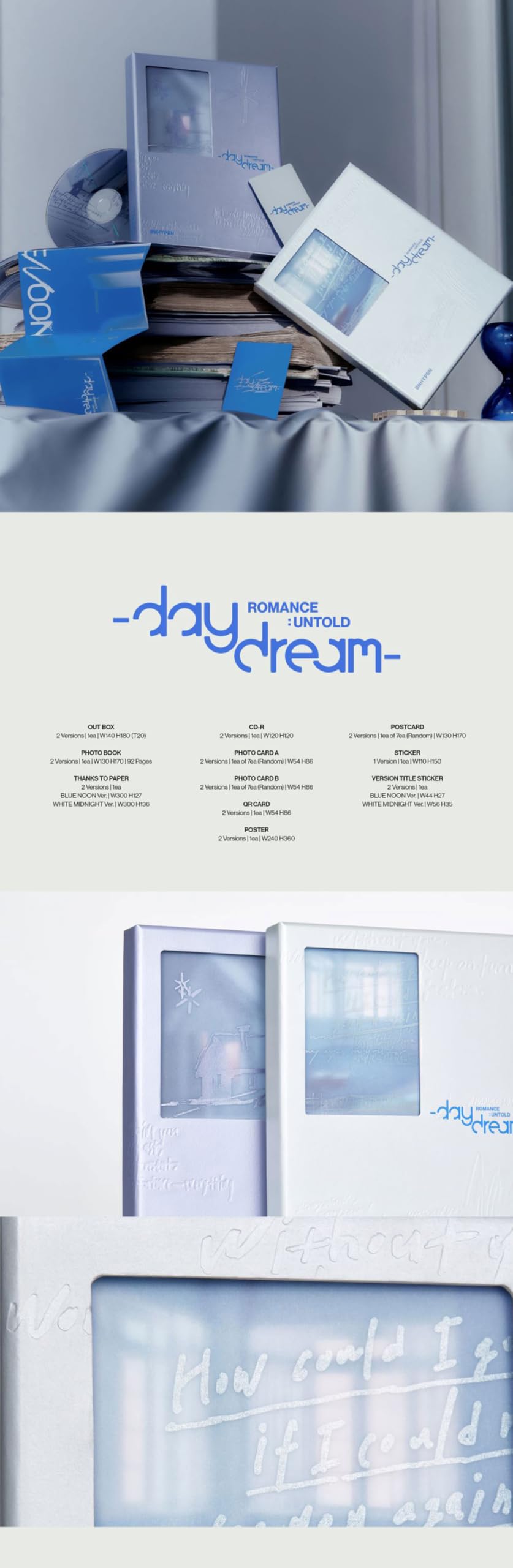 EN HYPEN - ROMANCE : UNTOLD DAYDREAM, [WHITE MIDNIGHT VERSION]