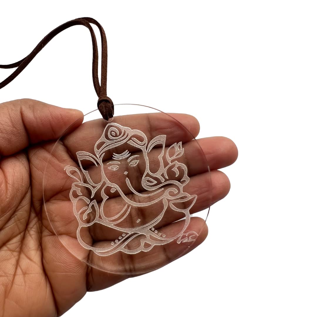 Ganesha Car charm | Ganesh Rearview Accessories | Hindu car charm | Hindu Car Accessories | indian Window Ornament | Rear view mirror charm