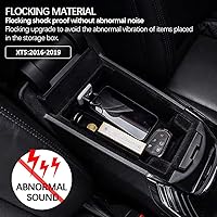 Vista 6 de para XT5, bandeja organizadora de apoyabrazos compatible con accesorios Cadillac XT5 2019 2018 2017 2016, inserto de reposabrazos