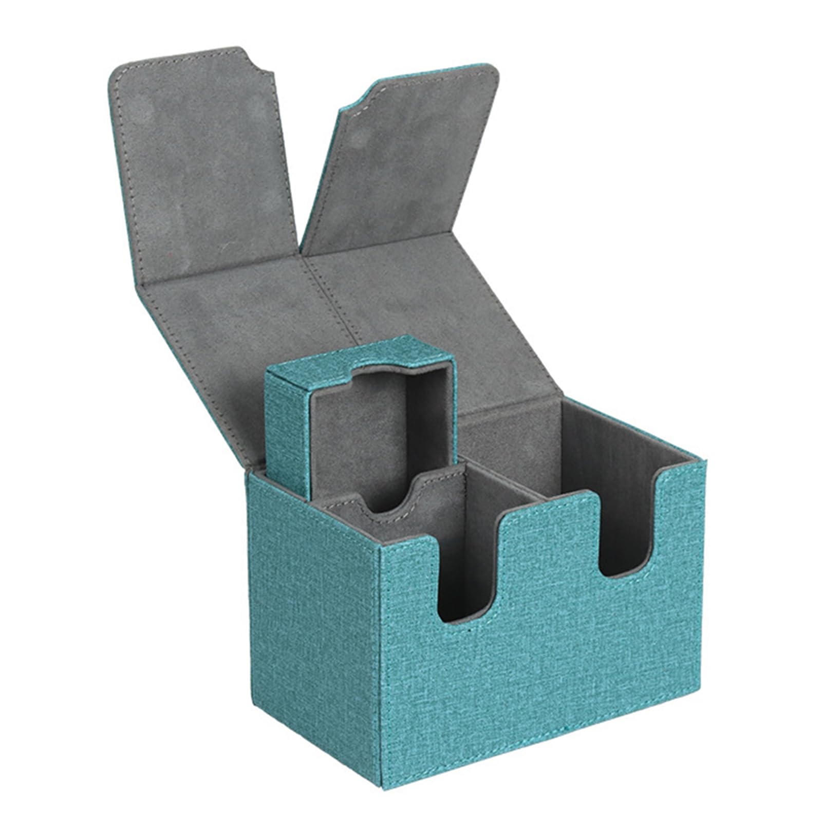 YROHGKPN PU Leather Deck Game Card Box Cards Protect Case for Playing Cards, Card Storage Box Trading Carrying Display Case
