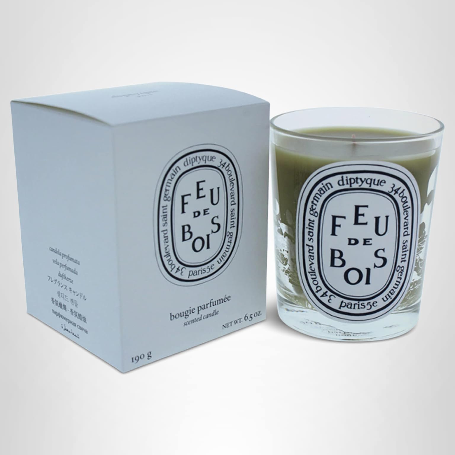 Amazon.com: Diptyque Feu de bois Candle, 6.5 oz, Red, 3.5