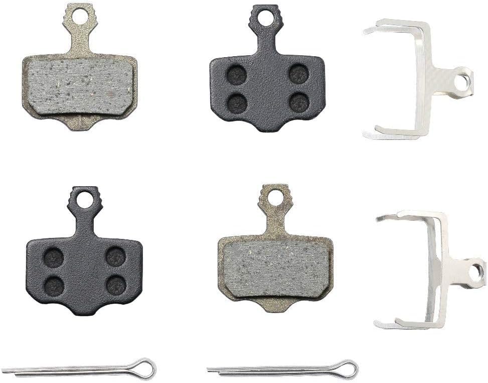 MotoForge Dynamics Disc Brake Pads for Mountain Bike, 2 Pairs, compatible with Sram Avid Elixir 13 5 7 9 R ER CR Mag Level TL T XX X7 X9 XXWC DB1,DB3,DB5,Resin Semi-Metallic Sintered Metal