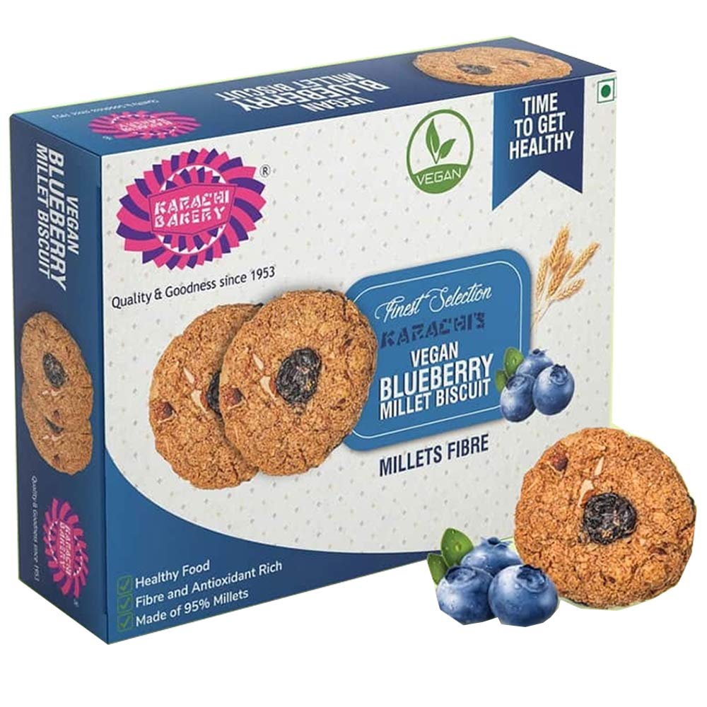 Karachi Bakery Vegan Blueberry Millet Biscuit 300gm. (B08PP4XTWH) Amazon Price History, Amazon Price Tracker