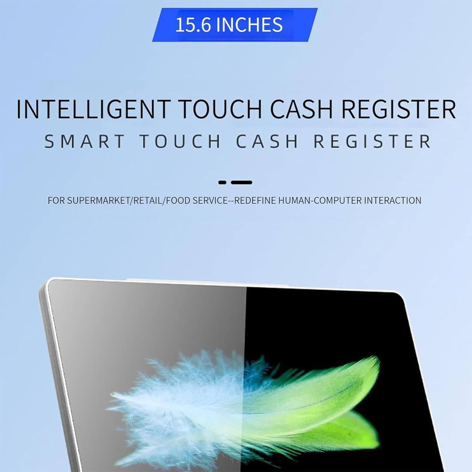Caisse Enregistreuse Intelligente avec Écran Tactile, Caisse Enregistreuse Tactile Intelligente Tout-en-Un pour Commerces de Détail, Restaurants et Salons de Coiffure
