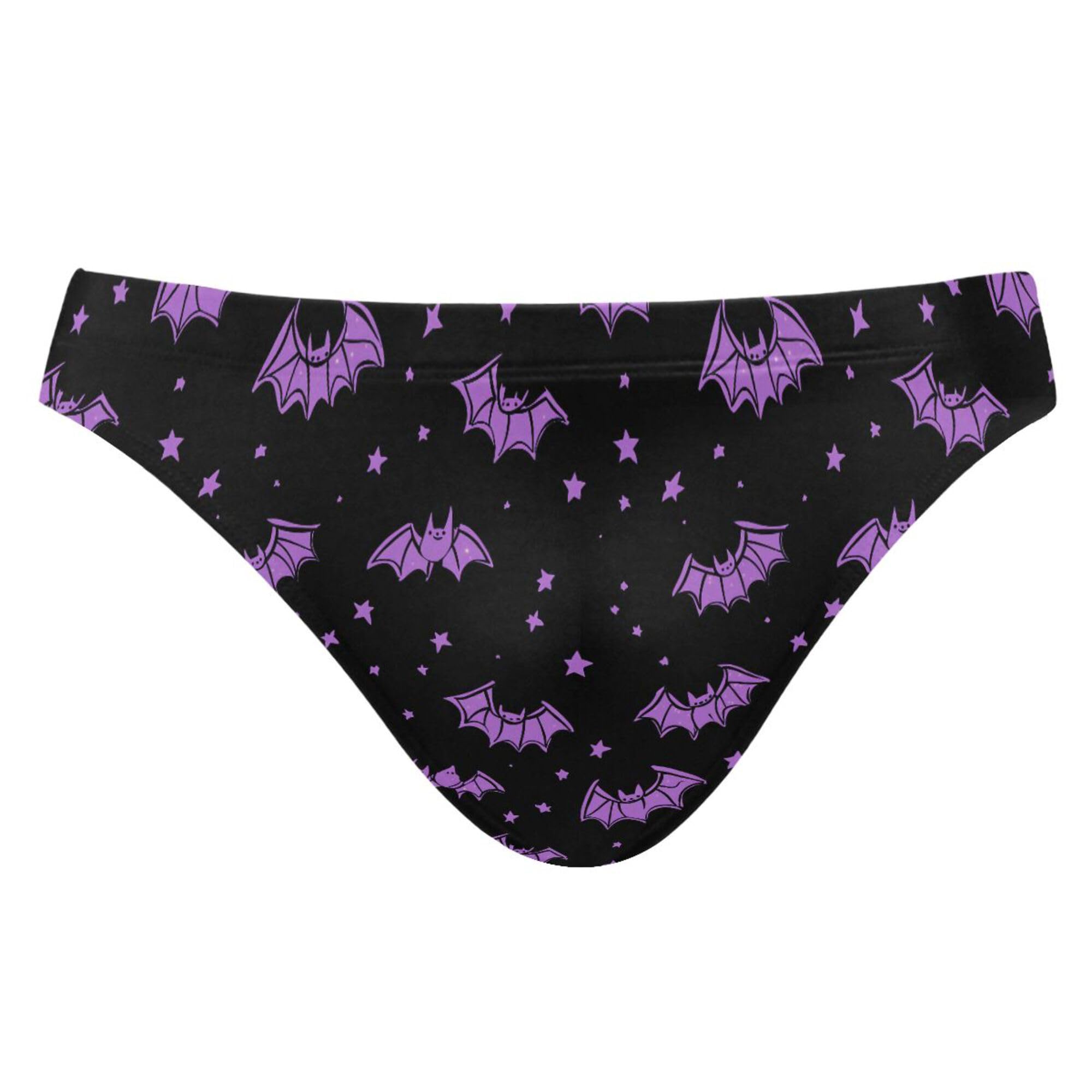 S Husky Halloween Bat Swim Briefs for Men Bikini Swimwear Boys Short XXL B0405044