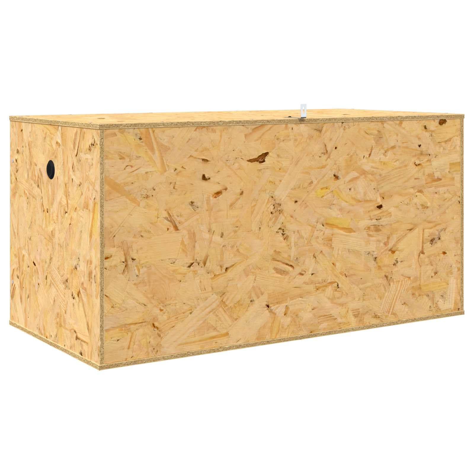 OSB Terrarium 100 x 50 x 50 cm für Reptilien und Nagetiere, Robustes Holzgehege mit Sichtfenster