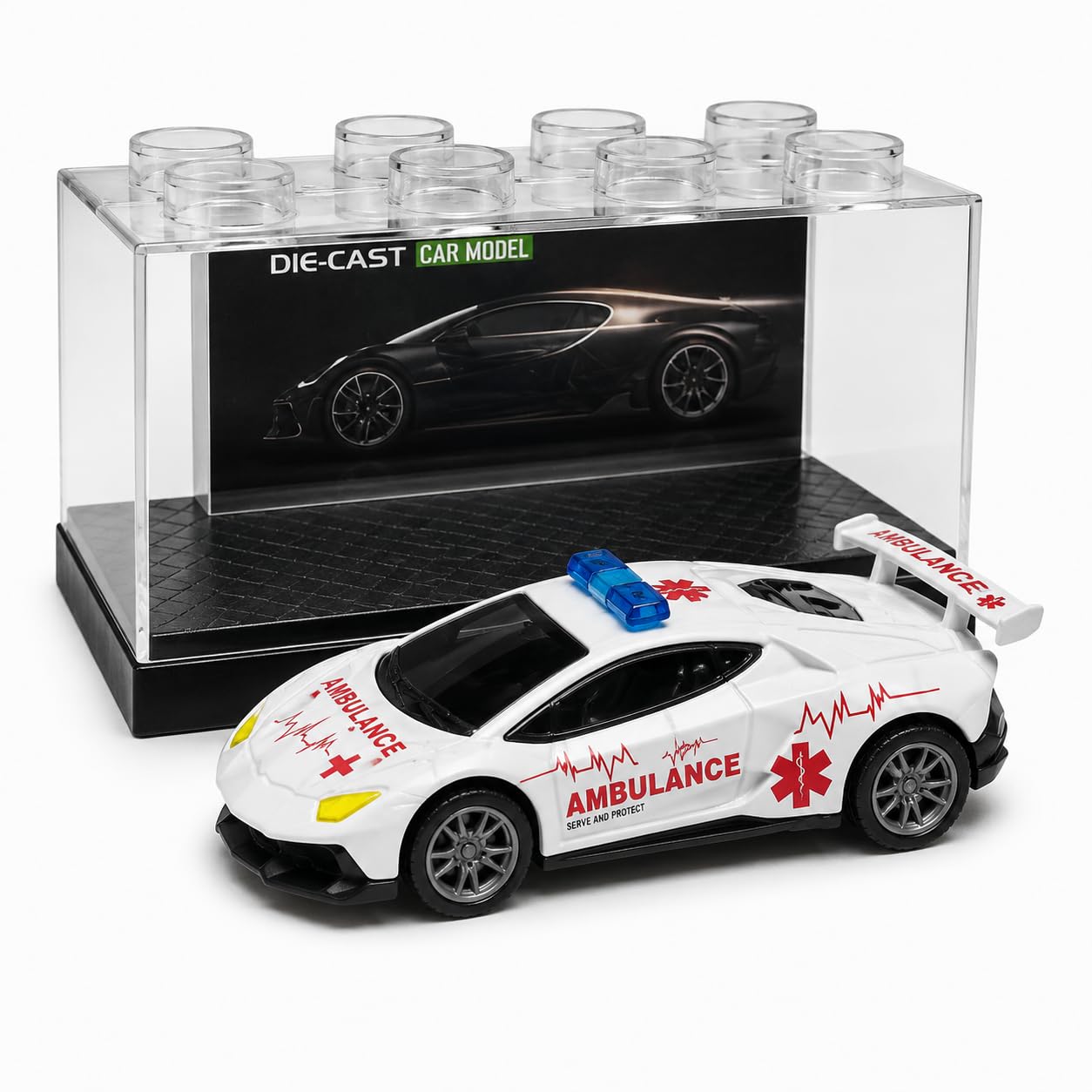 KIDOFI MALL Collectible Die-Cast Police Interceptor Model with