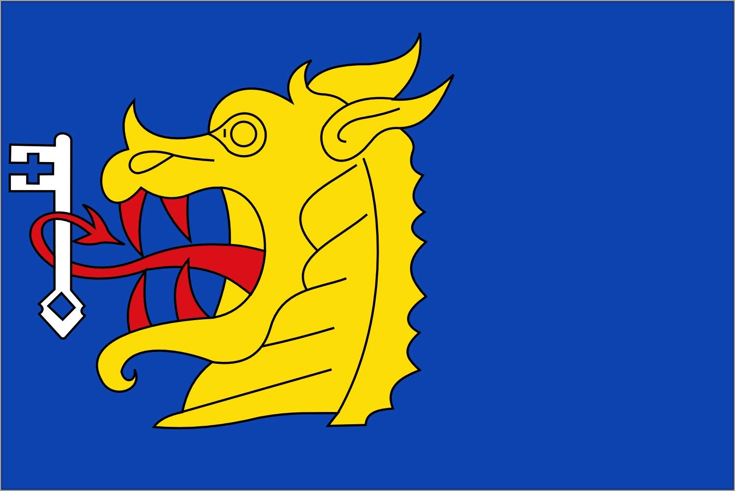 Drapeau Lieshout vlag grand modèle idéal pour pavoiser votre jardin