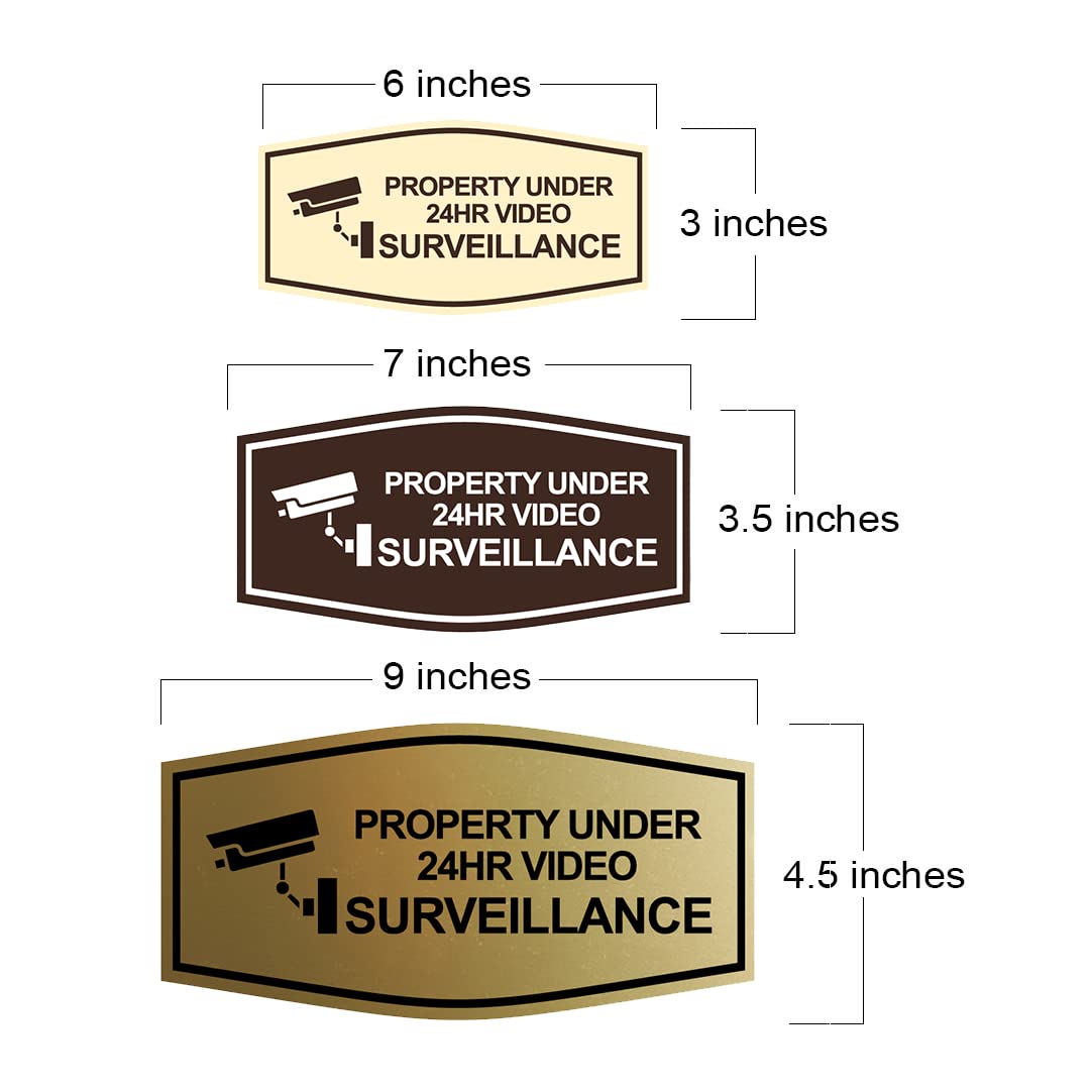 Property Under 24 Hour Video Surveillance Sign | K2K Signs Australia