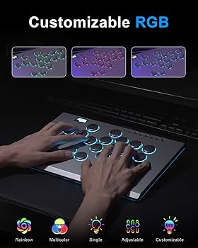 Amazon.co.jp: SIXSIR レバーレスアーケードスティックゲーム