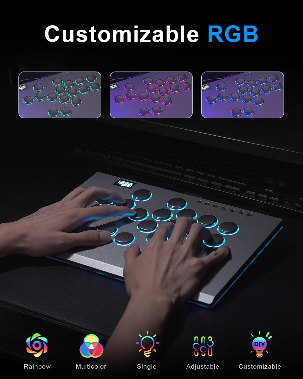 Amazon.co.jp: SIXSIR レバーレスアーケードスティックゲーム