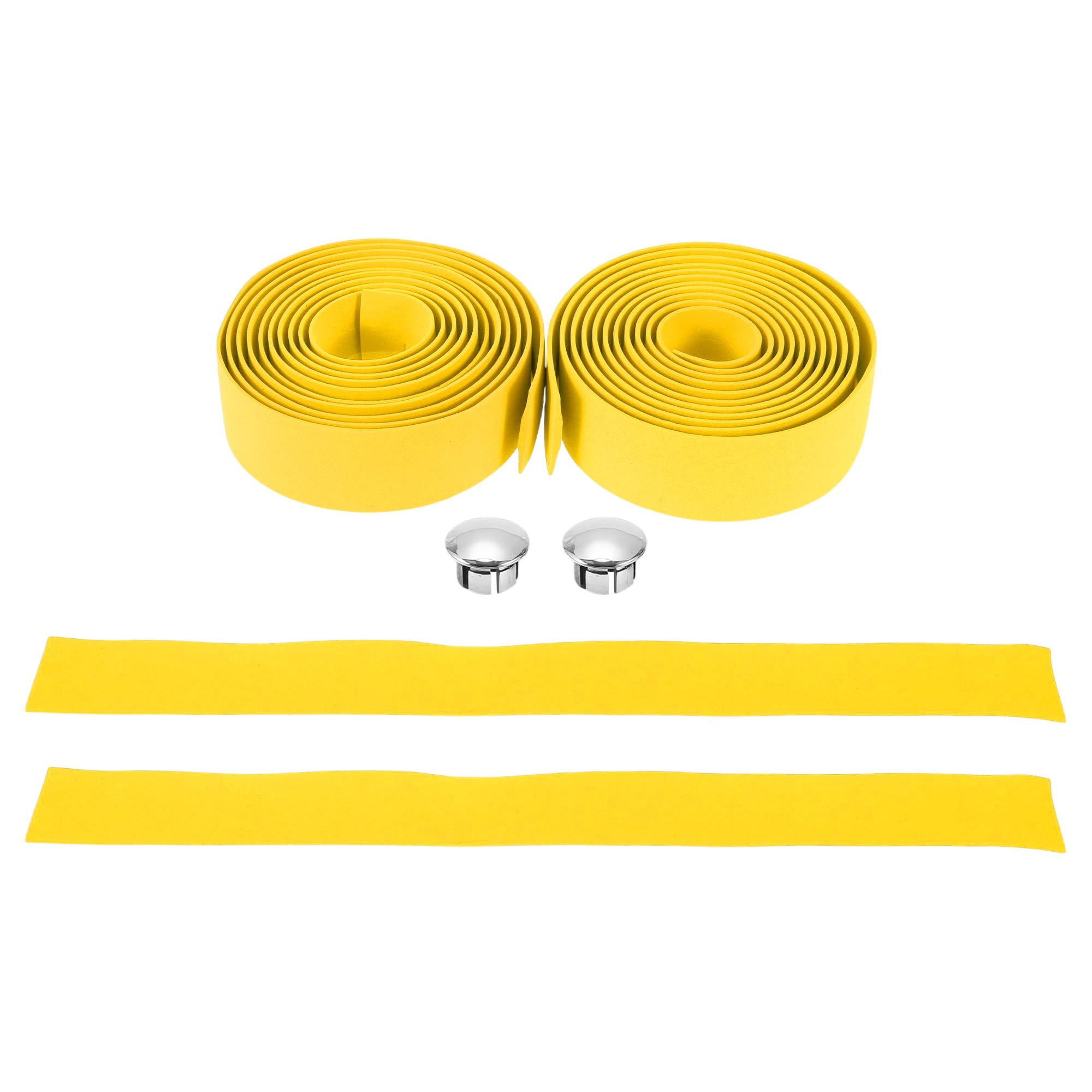TUCKBOLD Bike Handlebar Tape Non-Slip | Bicycle Handlebar Grip Tape Yellow 1 Pair