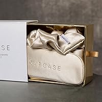 Vista 3 de DARCASE Juego de diadema y coletero de seda de morera pura, multiusos, para maquillaje, spa, accesorio para el cabello, suave y cómodo + velcro
